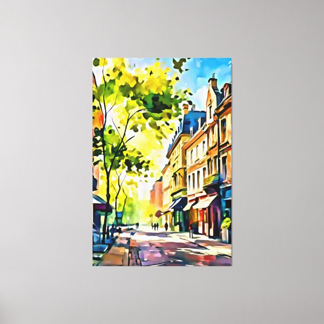 Min digitala konstpensel canvastryck (Framsida)