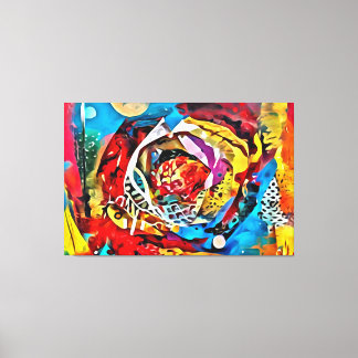 Min digitala konstpensel canvastryck