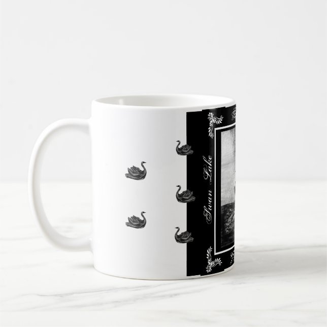 Min digitala teckning Svansjön-mugg LS Kaffemugg (Vänster)