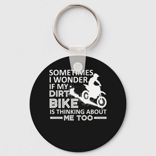  min Dirt Bike tänker på mig Nyckelring (Framsida)