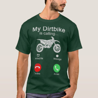 Min DirtCycle ringer från Braaap Motocross. T Shirt
