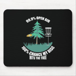 Min disk Golf träffar Träd Musmatta