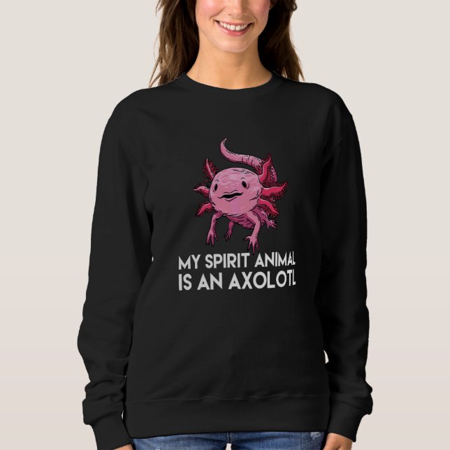 Min djurs ande är Axolotl T Shirt (Framsida)
