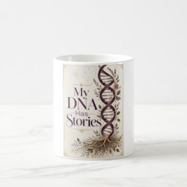 Min DNA har historier mugg | Släkt och arv present