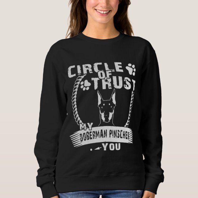 Min Doberman Pinscher Gif-cirkel T Shirt (Framsida)
