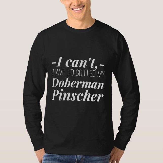 Min Doberman Pinscher Passande Scoop 487 T Shirt (Framsida)