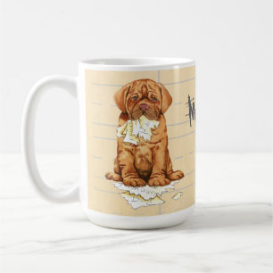 Min Dogue de Bordeaux Äta min läxa Kaffemugg
