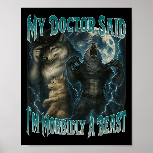 Min Doktor sa att jag är en Beast. Poster (Framsidan)