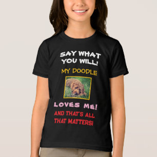 Min Doodle Älskar Mig Barn T Shirt