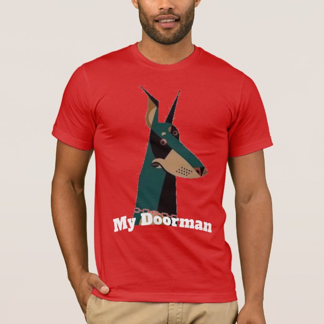 min dörrvakts T-Shirt (Framsida)