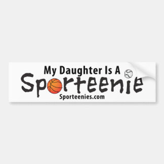 Min dotter är en sportig dekal! bildekal