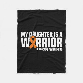 Min dotter är en Warrior Orange Ribbon Rsdcrps Awa Fleecefilt