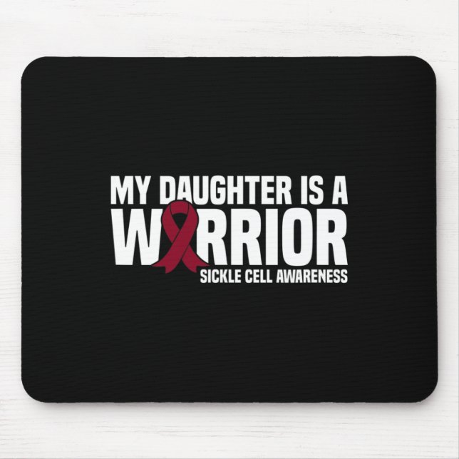 Min dotter är en Warrior Sickle Cell Awareness Musmatta (Framsidan)