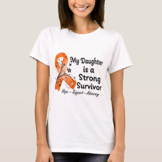 Min dotter är ett starkt överlevandeorangeband t shirt