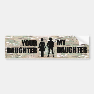 Min dotter är i militären bildekal