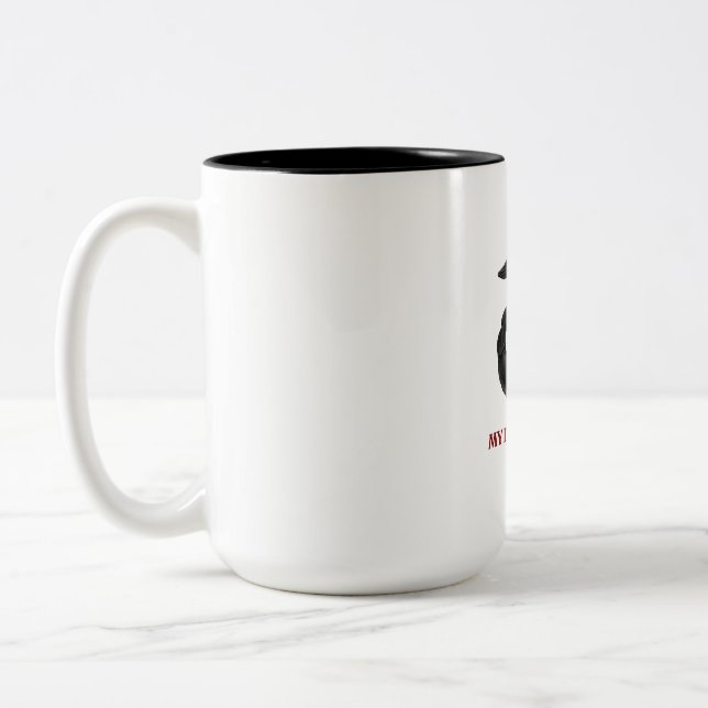 Min dotter är marinkårssoldat Stolt mamma till mar Två-Tonad Mugg (Vänster)