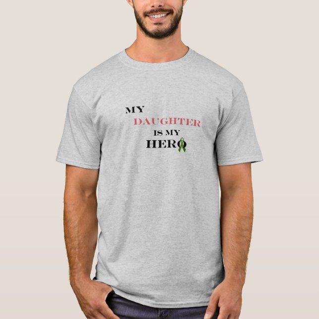 Min dotter är min hjälteT-tröja Tröja (Framsida)