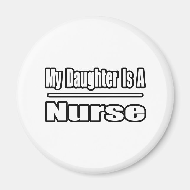 Min dotter är sjuksköterska magnet (Framsidan)