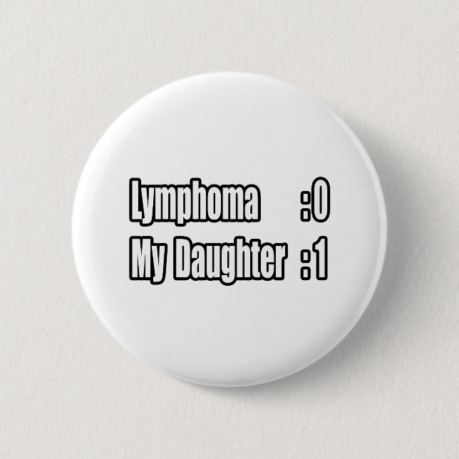 Min dotter Beat Lymphoma (resultattavla) Knapp (Framsida)