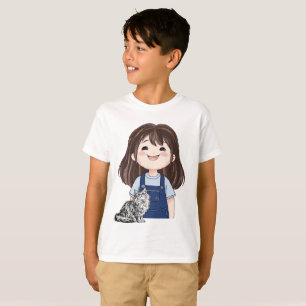 Min dotter Cat grattis på födelsedagen för mamma: T Shirt