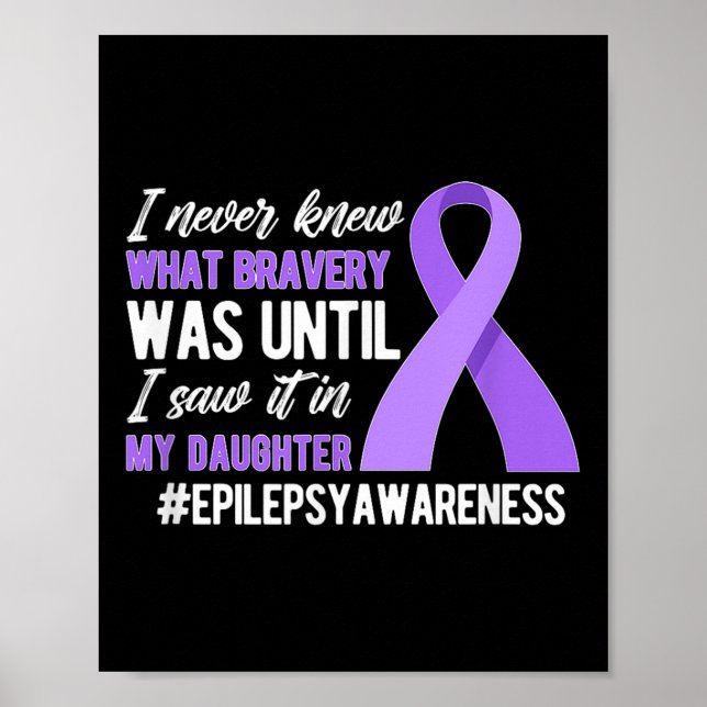 Min dotter Epilepsy Warrior Mor Epilepsy Poster (Framsidan)