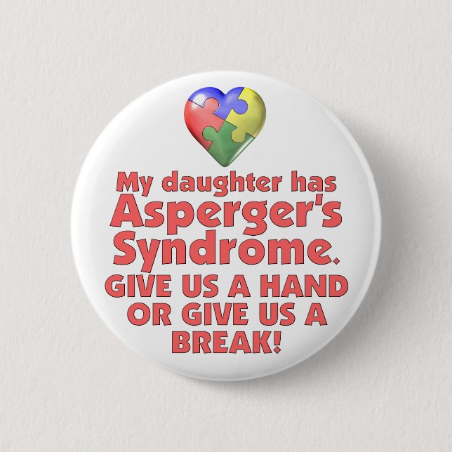 Min dotter har Aspergers Knapp (Framsida)