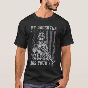 Min dotter har din sex amerikanska Flagga T Shirt
