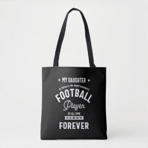 Min dotter har min favoritfotbollspelare tygkasse