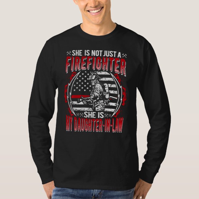 Min dotter i juridik är en brandhärd i t shirt (Framsida)