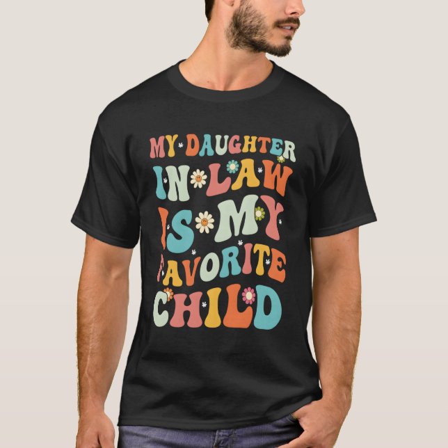 Min dotter i juridik är min favorite Child Pappor T Shirt (Framsida)