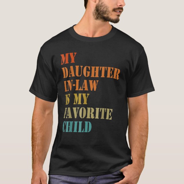 Min dotter i juridik är mitt favoritbarn Far d T Shirt (Framsida)