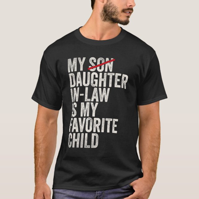 Min dotter i juridik är mitt favoritbarn Far T Shirt (Framsida)
