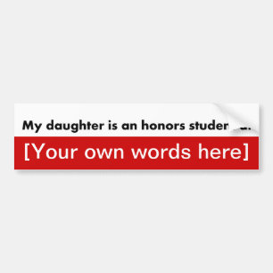 min dotter-is-an-honors-student-at-template bildekal