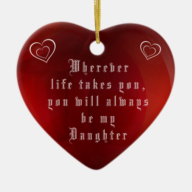 MIN DOTTER JULGRANSPRYDNAD KERAMIK (Framsidan)