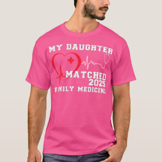 Min dotter matchade familjematchdagen 2025 t shirt