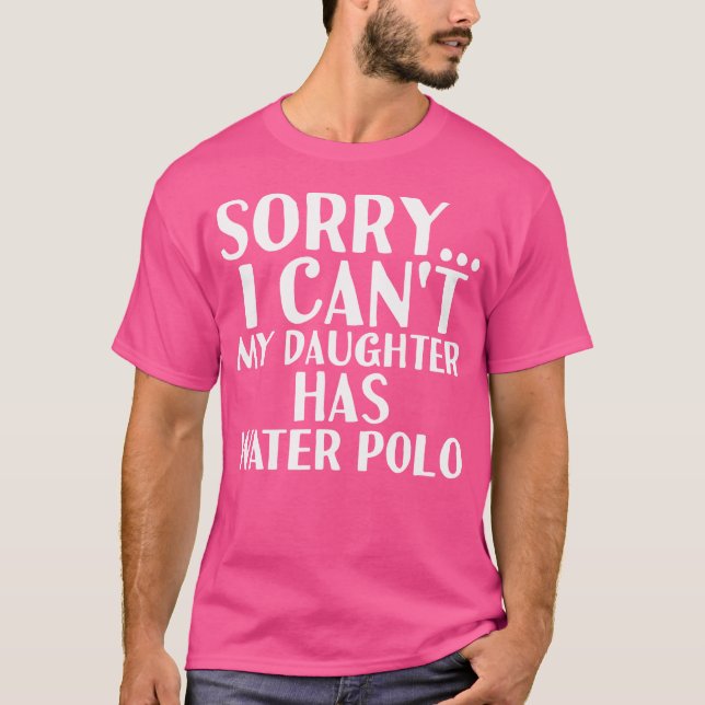 Min dotter pappa Mamma har Vatten Polo T Shirt (Framsida)