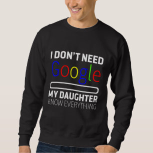 Min dotter vet allt lång ärmad tröja