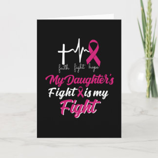 Min dotterkamp är min kamp Cancer Awareness Kort