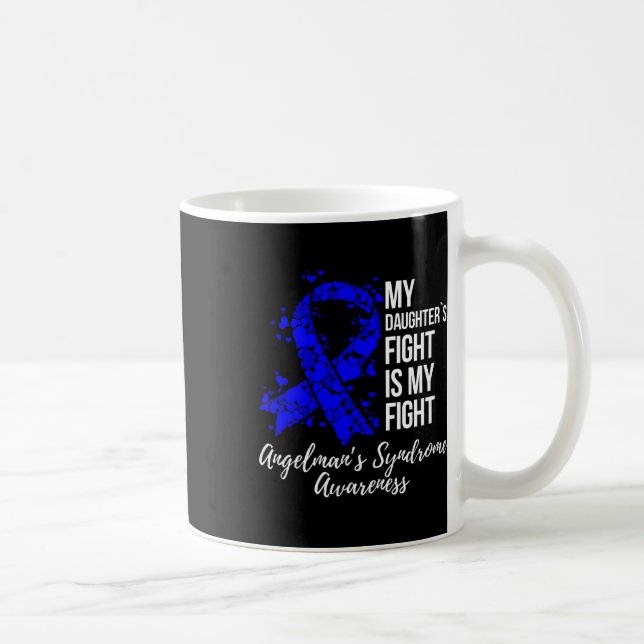 Min dotters kamp är min kamp Angelman syndrom Kaffemugg (Höger)