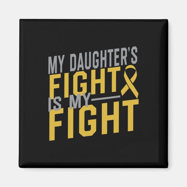 Min dotters kamp är min kamp mot barncancer magnet (Framsidan)