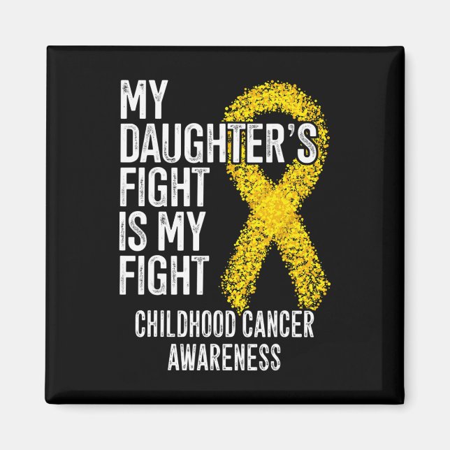 Min dotters kamp är min kamp mot barncancer magnet (Framsidan)