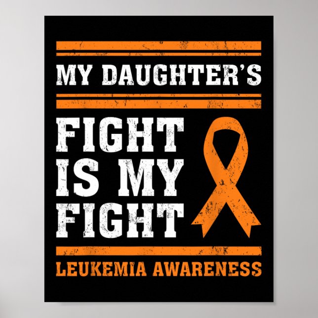 Min dotters kamp är min medvetenhet om min kamp mo poster (Framsidan)