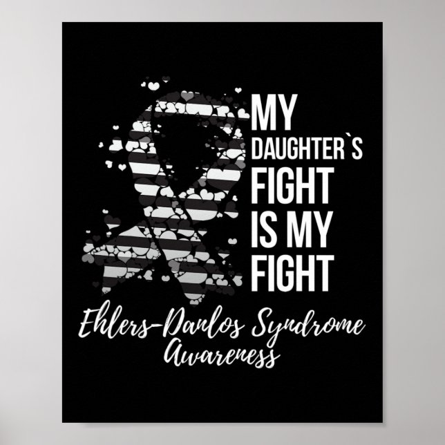 Min dotters kamp Ehlers-danlos Syndrome Awarene Poster (Framsidan)