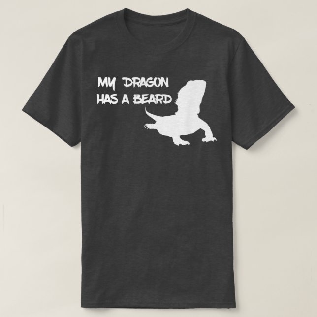 Min drake har ett skägg t shirt (Design framsida)