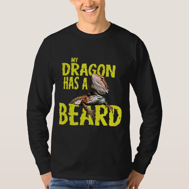 Min drake har ett skägg t shirt (Framsida)