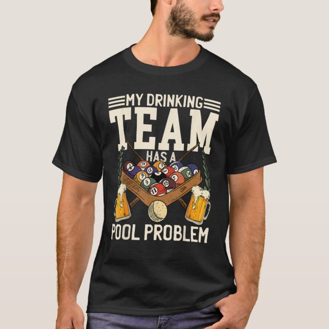 Min drickargrupp har en faktureringsuppspelning fö t shirt (Framsida)