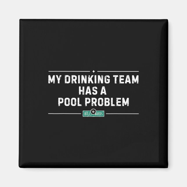 Min dricksgrupp har en problemproblemproblemVintag Magnet (Framsidan)