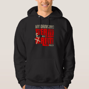 Min dricksgrupp har en startproblemspelare t hoodie