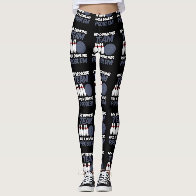 Min dricksgrupp har ett allvarligt problem leggings (Framsida)