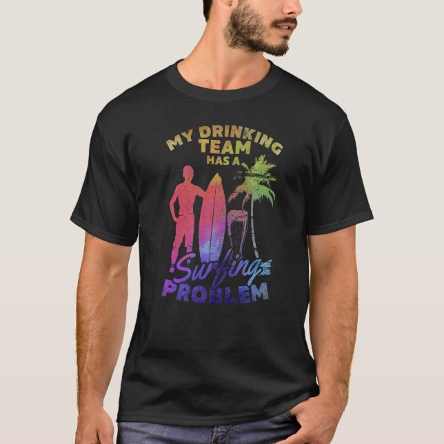 Min dricksgrupp har ett överhängande problem att s t shirt (Framsida)